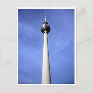 fernsehturm sky blue briefkaart