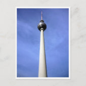 fernsehturm sky blue briefkaart (Voorkant)