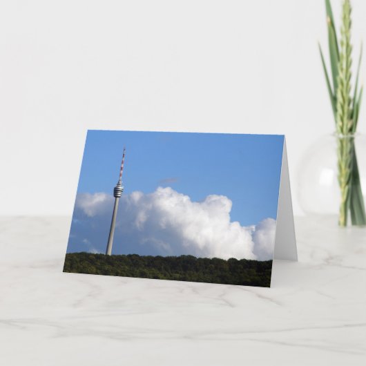 Fernsehturm Stuttgart Kaart (Voorkant)