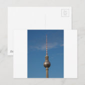 Fernsehturm Television Tower Alexanderplatz Berlin Briefkaart (Voorkant / Achterkant)