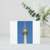 Fernsehturm Television Tower Berlin Briefkaart (Staand voorkant)