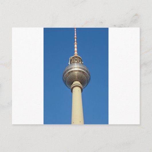 Fernsehturm Television Tower Berlin Briefkaart (Voorkant)