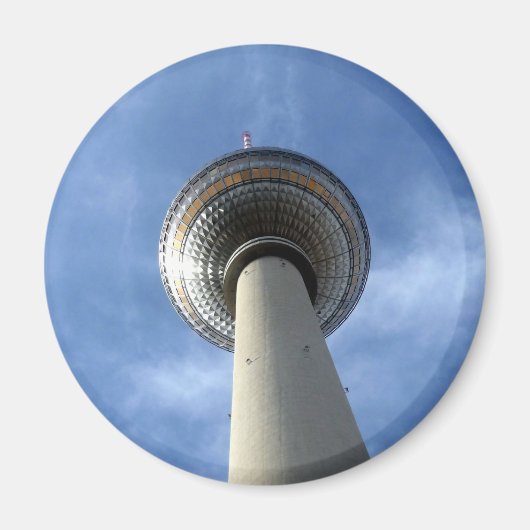fernsethturm-ronde magneet (Voorkant)
