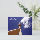 fernsethturmblauw briefkaart (Staand voorkant)