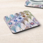 Ferns'N Flowers Abstract Bier Onderzetter (Linkerzijde)