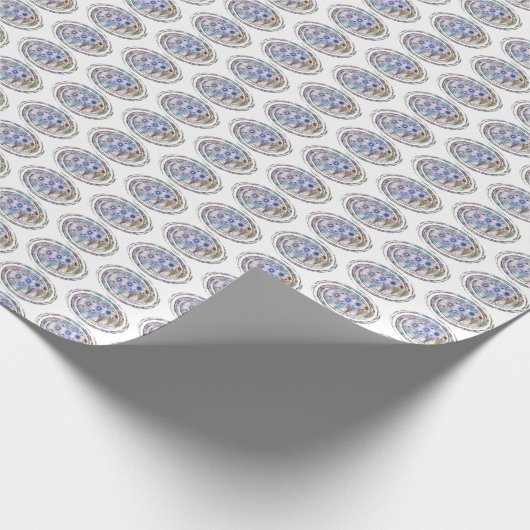 Ferns'N Flowers Abstract  Cadeaupapier (Hoek)