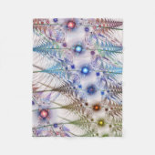 Ferns'N Flowers Abstract Fleece Deken (Voorkant)