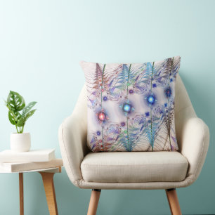 Ferns'N Flowers Abstract Kussen