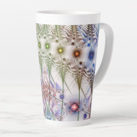 Ferns'N Flowers Abstract Latte Mok (Rechterhoek)