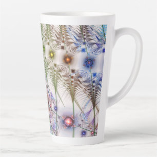 Ferns'N Flowers Abstract Latte Mok