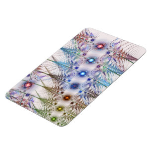 Ferns'N Flowers Abstract Magneet