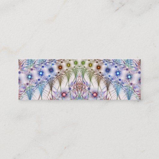 Ferns'N Flowers Abstract Mini Visitekaartje (Voorkant)