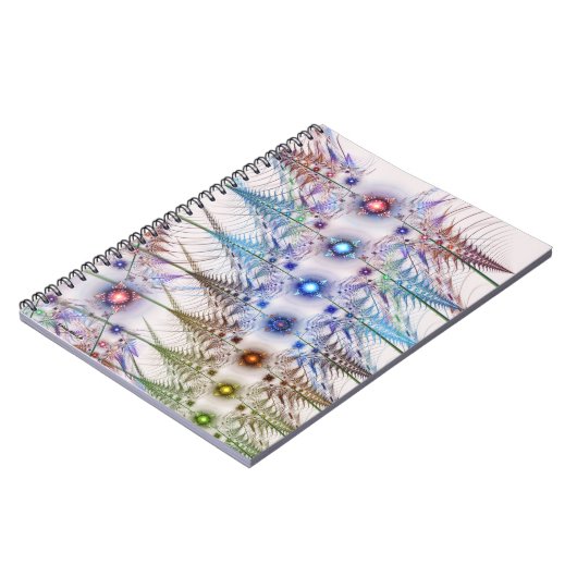 Ferns'N Flowers Abstract Notitieboek (Linkerzijde)