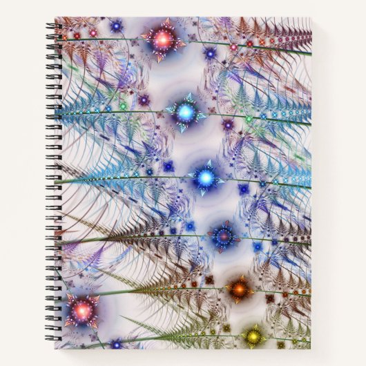 Ferns'N Flowers Abstract Notitieboek (Voorkant)