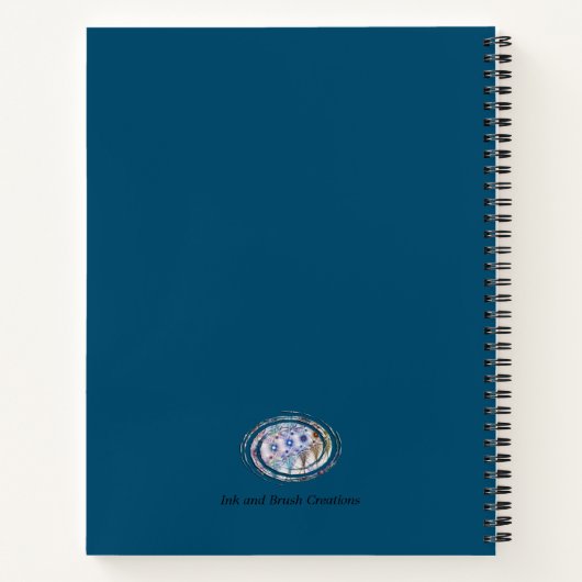 Ferns'N Flowers Abstract Notitieboek (Achterkant)