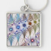 Ferns'N Flowers Abstract Sleutelhanger (Voorkant)