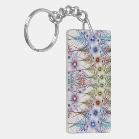 Ferns'N Flowers Abstract Sleutelhanger (Voorkant Links)