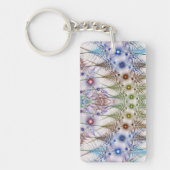 Ferns'N Flowers Abstract Sleutelhanger (Voorkant)