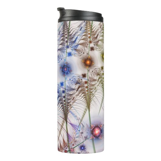 Ferns'N Flowers Abstract Thermosbeker (Geroteerd rechts)