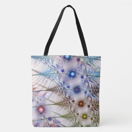 Ferns'N Flowers Abstract Tote Bag (Voorkant)