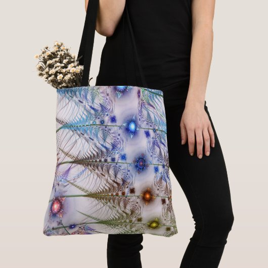 Ferns'N Flowers Abstract Tote Bag (Dichtbij)