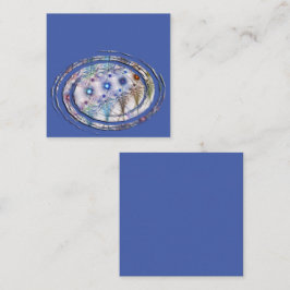 Ferns'N Flowers Abstract Vierkante Visitekaartje