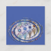 Ferns'N Flowers Abstract Vierkante Visitekaartje (Voorkant)