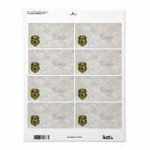 Fernspählehrkompanie 200 [FSLK200] Etiket (Full Sheet)