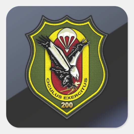Fernspählehrkompanie 200 [FSLK200] Vierkante Sticker (Voorkant)