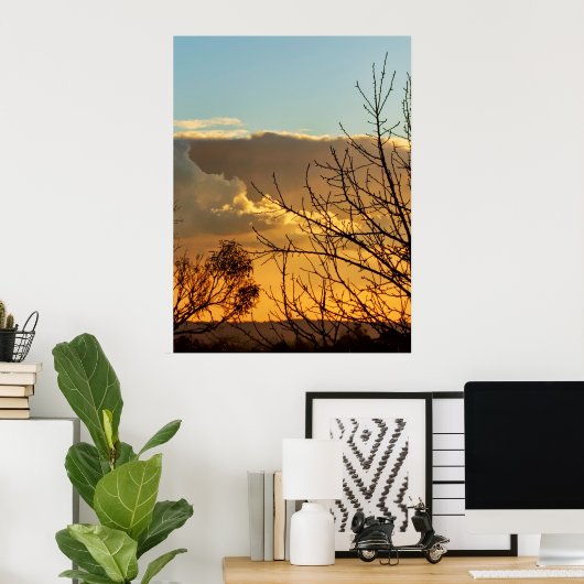 Ferntree Gully Skyscapes Poster (Thuiskantoor)