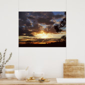 Ferntree Gully Sunset Poster (Keuken)