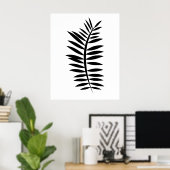 Ferntree leaf poster (Thuiskantoor)