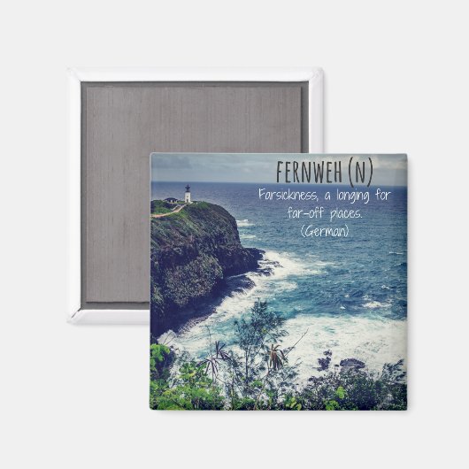 Fernweh Magnet (Voorkant / Achterkant)