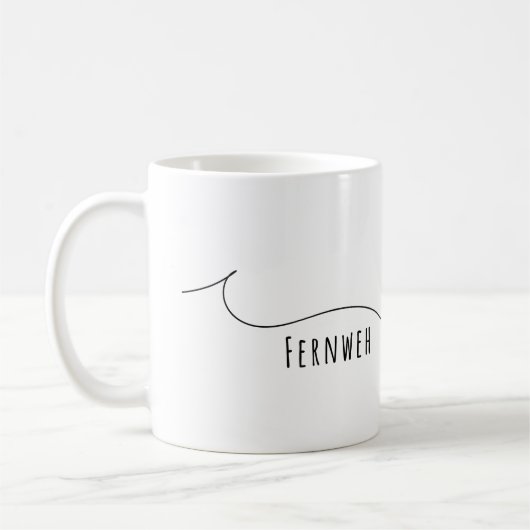 Fernweh Tasse Koffiemok (Links)