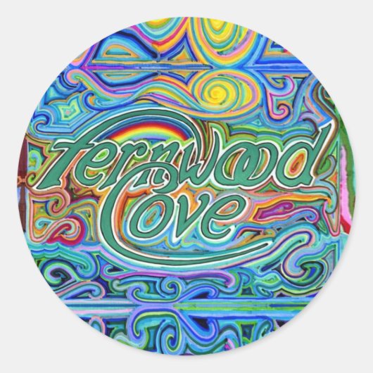 Fernwood Cove art sticker (Voorkant)