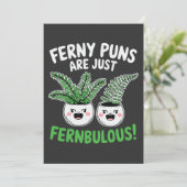 Ferny Puns – Ferntastisch! Grappig Ontwerp voor Pl Kaart (Staand voorkant)