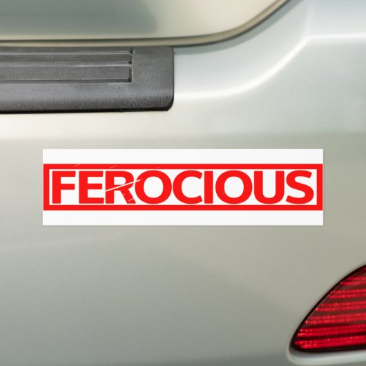 Ferocide Stamp Bumpersticker (Op auto)