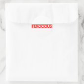 Ferocide Stamp Ronde Sticker (Tas)