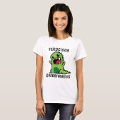 FEROCIEUZE EN HERBIVOROUS Funny Vegetarian T-shirt (Voorkant volledig)
