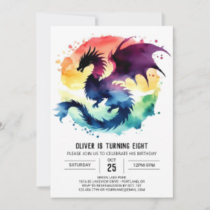 Ferocious Dragon Birthday Digitaal Kaart
