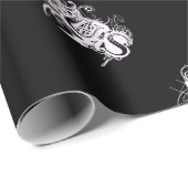 FEROCIOUS Tattoo Stijl Lettertype Cadeaupapier (Rol Hoek)