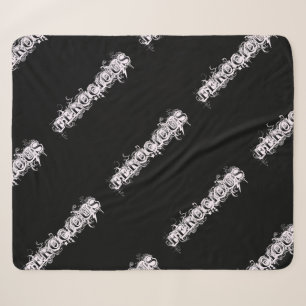 FEROCIOUS Tattoo Stijl Lettertype Sherpa Deken