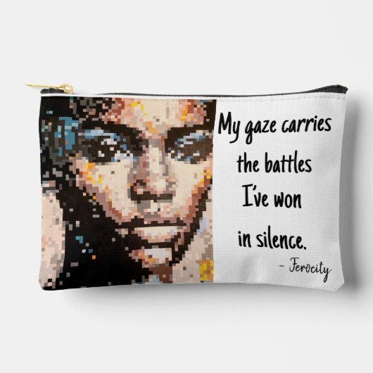 Ferocity Vibrant Pixel Art Portrait Etui (Voorkant)