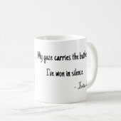 Ferocity Vibrant Pixel Art Portrait Koffiemok (Voorkant rechts)