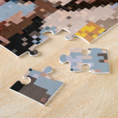 Ferocity Vibrant Pixel Art Portrait Legpuzzel (Zijkant)