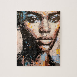 Ferocity Vibrant Pixel Art Portrait Legpuzzel