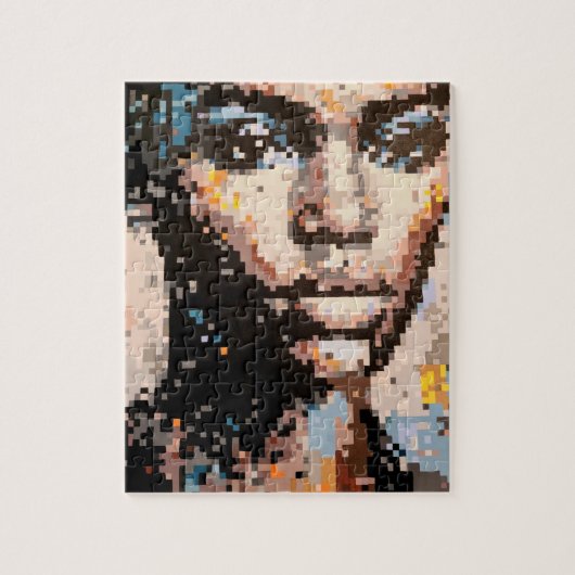 Ferocity Vibrant Pixel Art Portrait Legpuzzel (Verticaal)