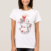 Ferr Hugs Cat Valentijn Shirt (Voorkant)