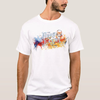 Ferrajunkies Waterverf Monty Mannen T-shirt