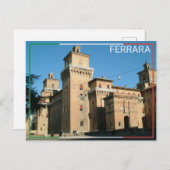 Ferrara - Italië Briefkaart (Voorkant / Achterkant)